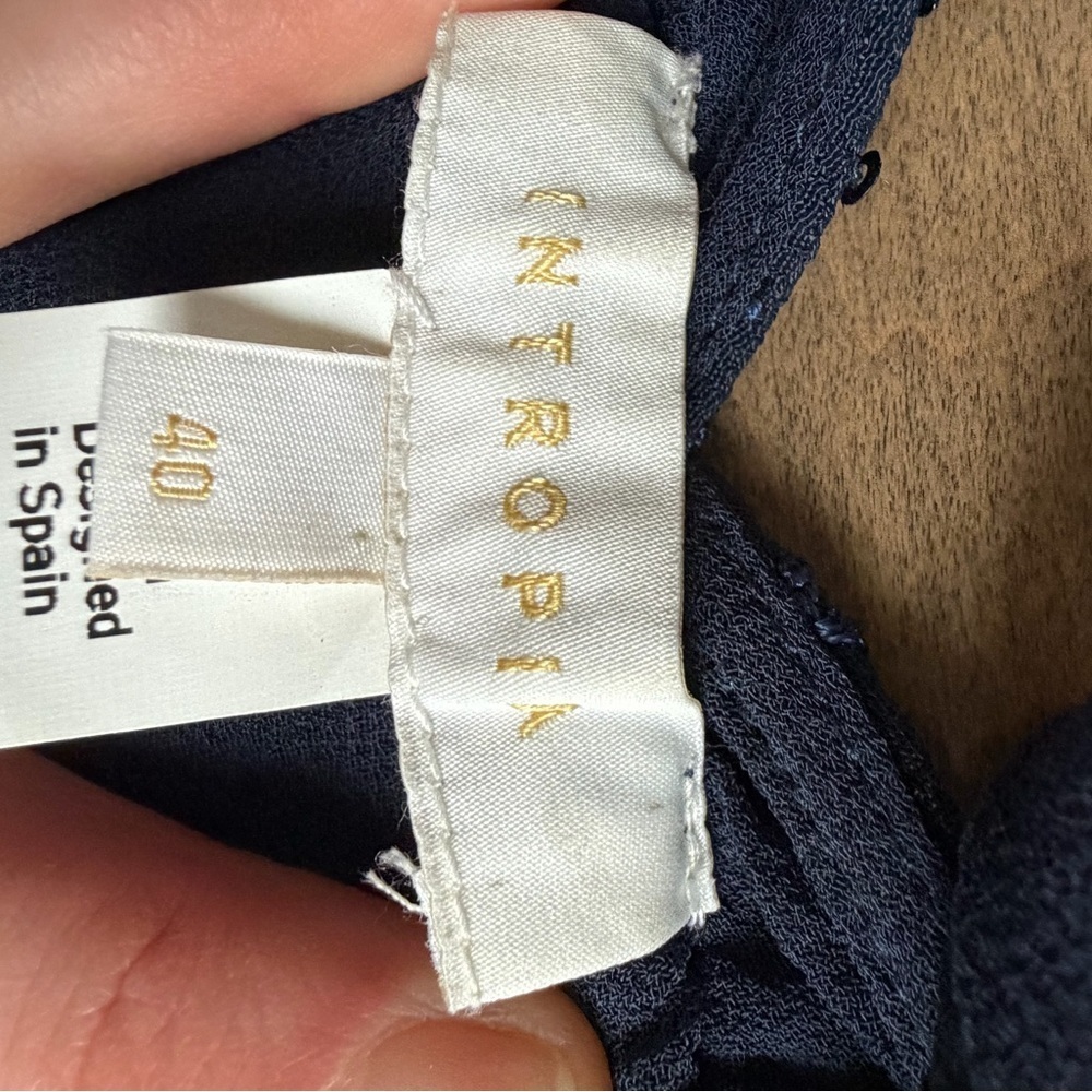 Intropia Navy Dress size 40 (US 10) - Picture 5 of 9